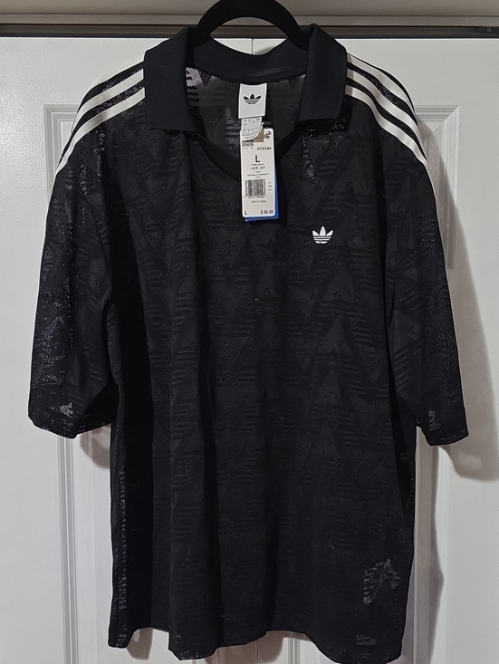 adidas Tops - Adidas Black Lace Jersey